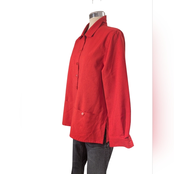 Alia Red Women's Jacket - Picture 3 of 16